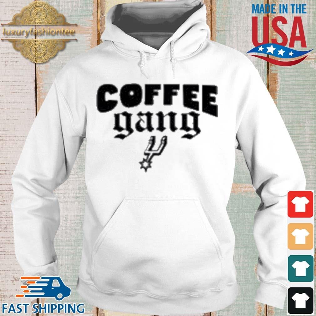 Spurs Coffee Gang Shirt Hoodie trang