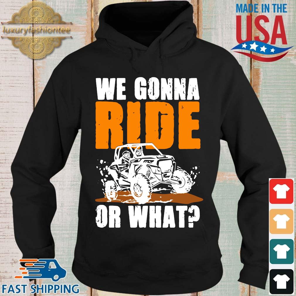 We Gonna Ride Or What Shirt Hoodie
