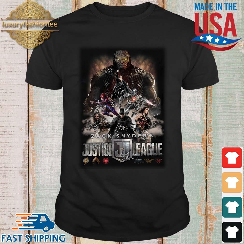 Zack Snyder_s Justice League 2021 Signatures Shirt