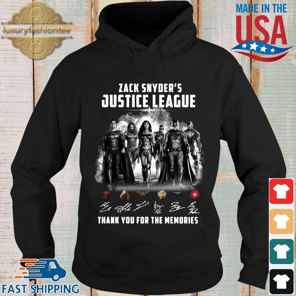 Zack Snyder_s Justice League thank you for the memories signatures s Hoodie