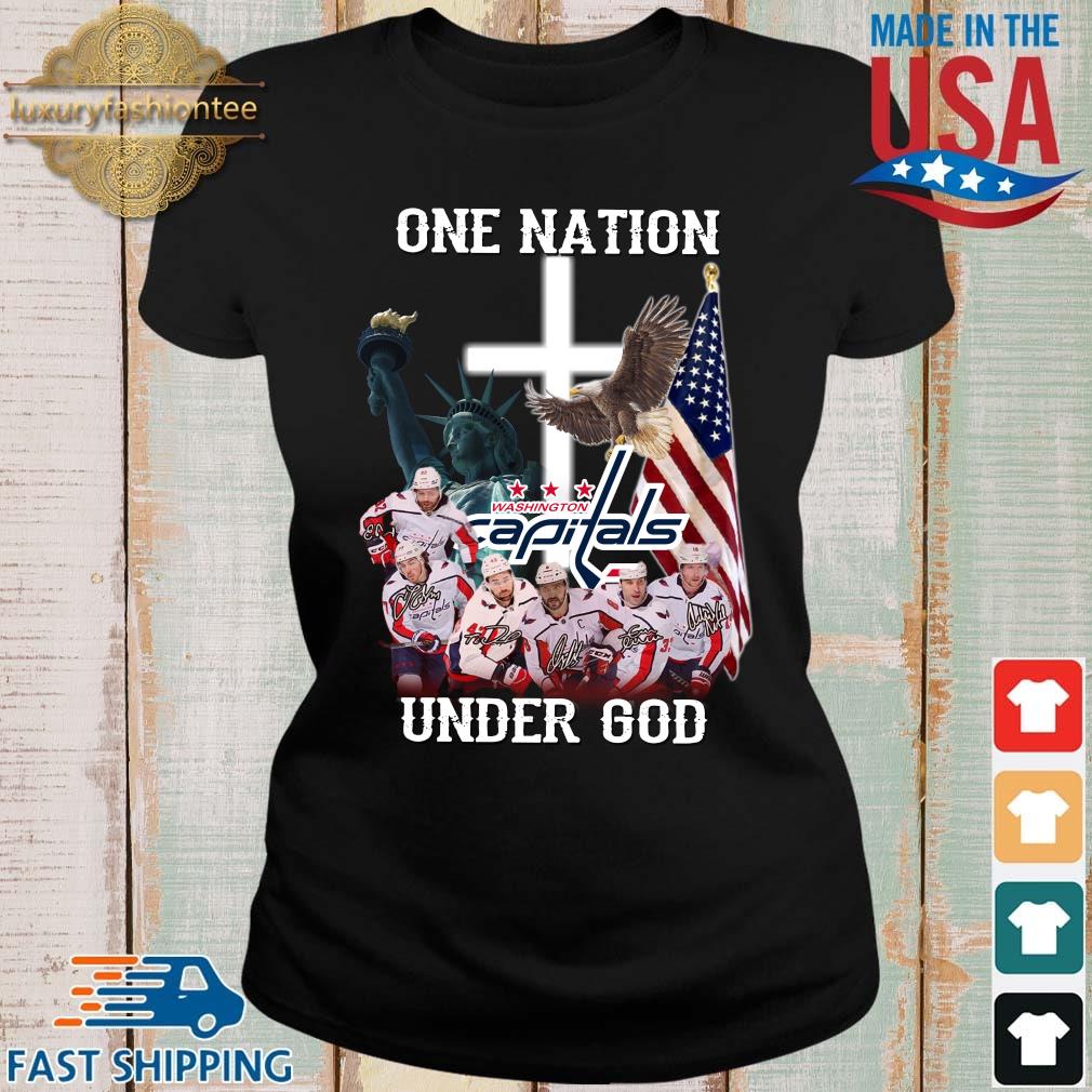 One nation under god Washington Capitals signatures s Ladies