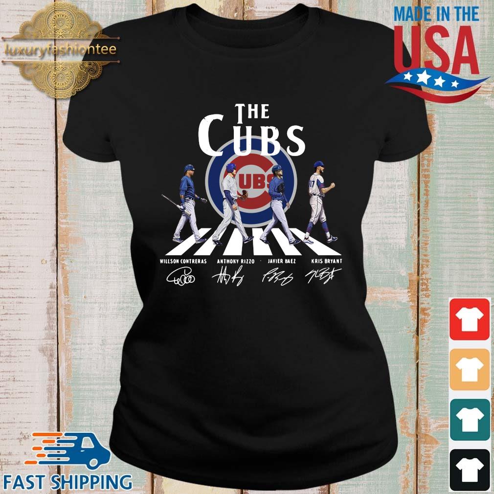 The Chicago Cubs Abbey Road Signatures 2021 Shirt Ladies