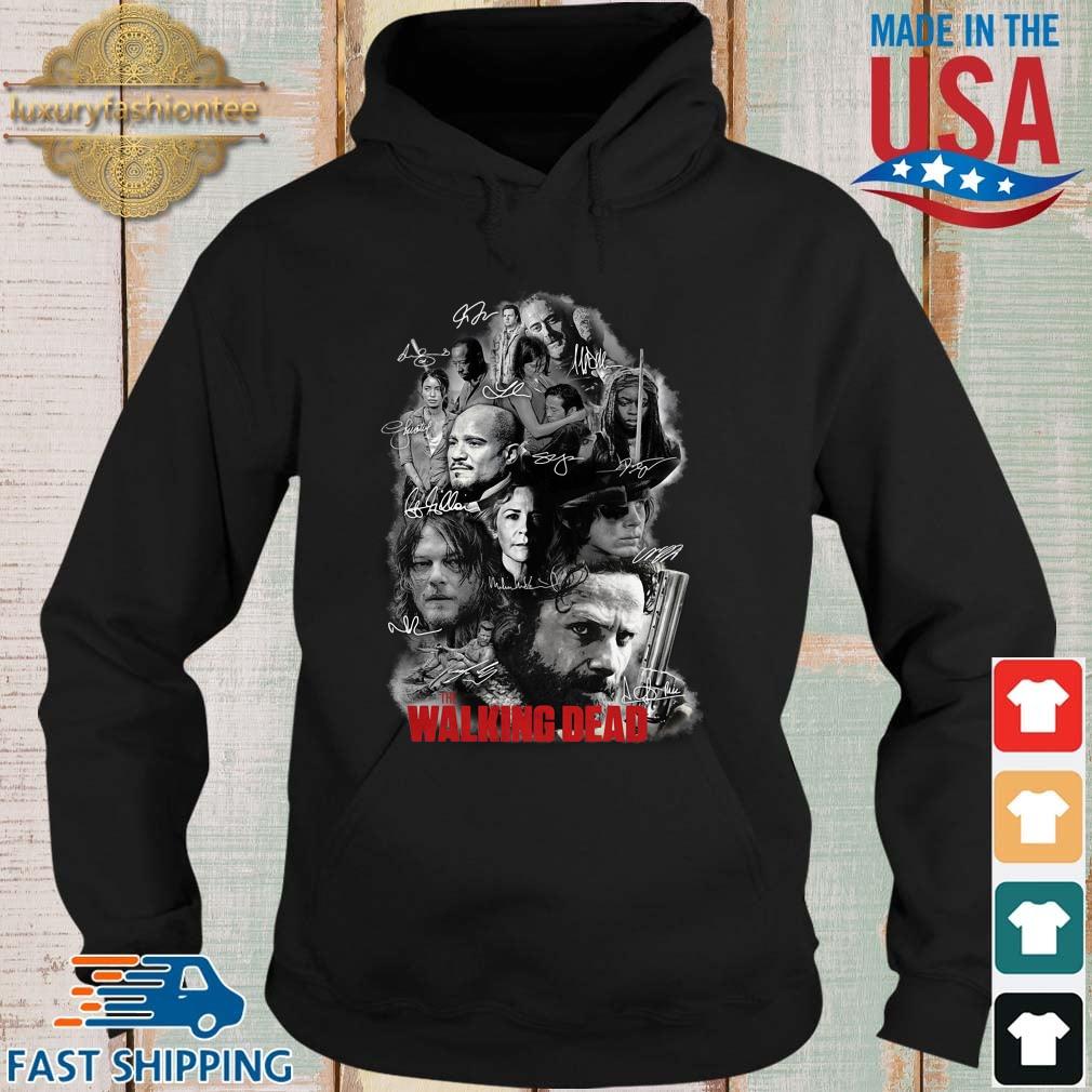 The Walking Dead Full Characters Signatures Shirt Hoodie