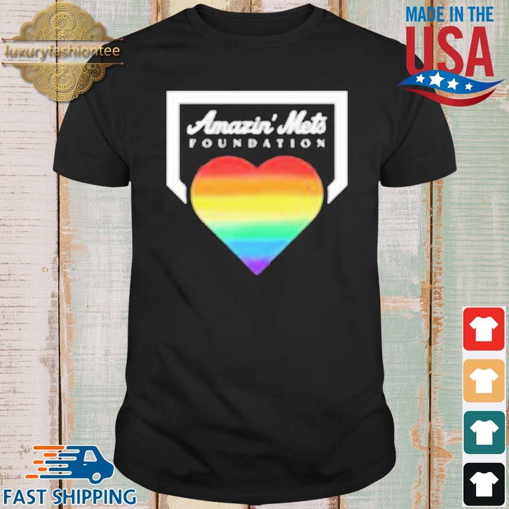 Amazin Mets Foundation Love Is Love Pride 2021 Shirt
