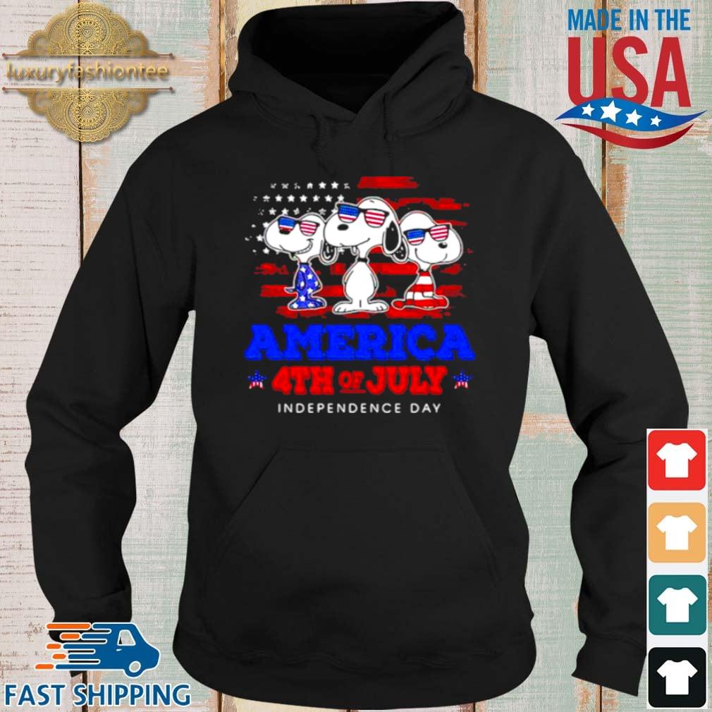 Snoopy America 4th Of July Independence Day Shirt Hoodie